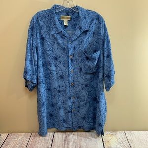 Men’s Large Original Island Sport Button Down T11